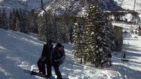 June Mountain: A Ride Down the Lift at June Mountain Ski Resort - YouTube