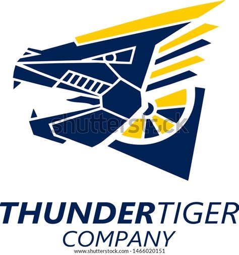 Thunder Tiger Logo Your Company Community Stock Vector (Royalty Free ...