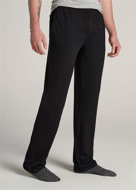 Black Tall Lounge Pant For Men | American Tall