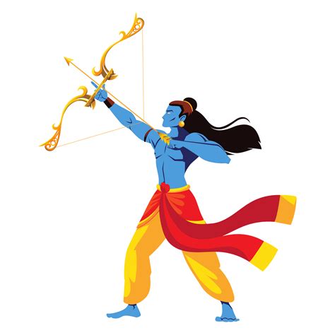 Free Shree Ram with his Bow and Arrow 18930067 PNG with Transparent Background