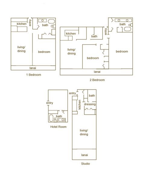 Maui Kaanapali Villas - Floor Plans - Kaanapali Maui