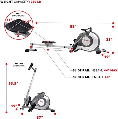 Sunny Health & Fitness Magnetic Rowing Machine – Home and Health Pro