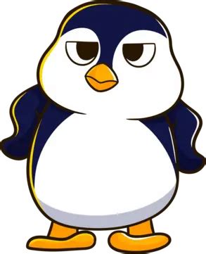 Angry Penguin Cartoon Animal Vector, Cartoon, Penguin, Animal PNG and ...