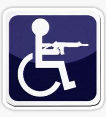 Funny Handicap Stickers | Redbubble