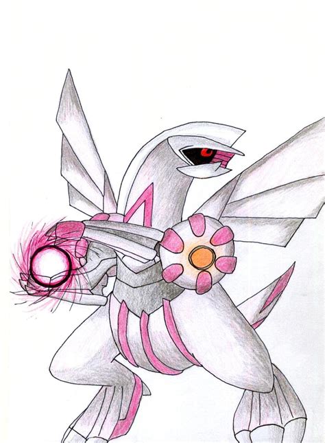 Palkia use aura sphere - Dialga and Palkia Fan Art (16333360) - Fanpop