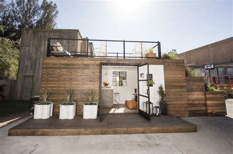 Rooftop Deck Container Home - Tiny House Swoon