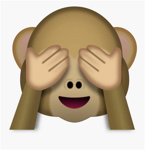 Monkey Face Emoji - Monkey Emoji Png , Free Transparent Clipart ...