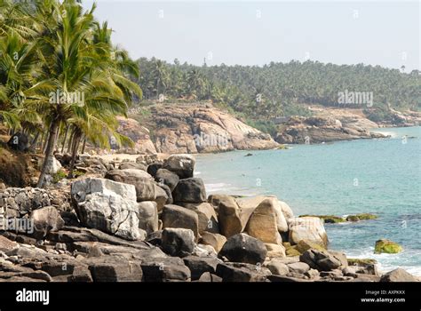 kovalam beach, view Stock Photo - Alamy