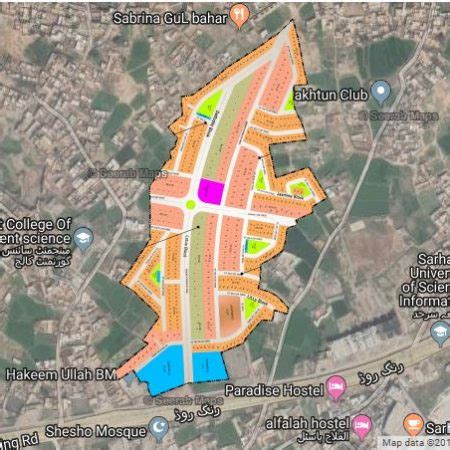 Dha Peshawar Sector Map • Seerab