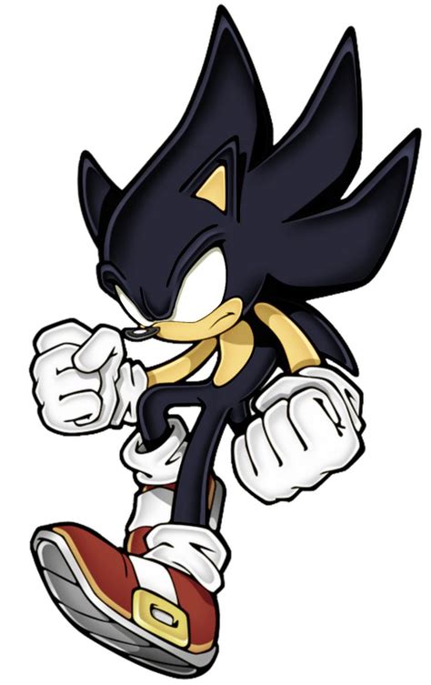 Dark Sonic | Sonic, Sonic art, Sonic fan characters