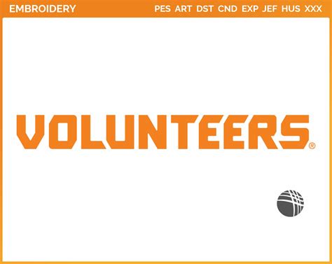 Tennessee Volunteers - Wordmark Logo (2015) - College Sports Embroidery ...