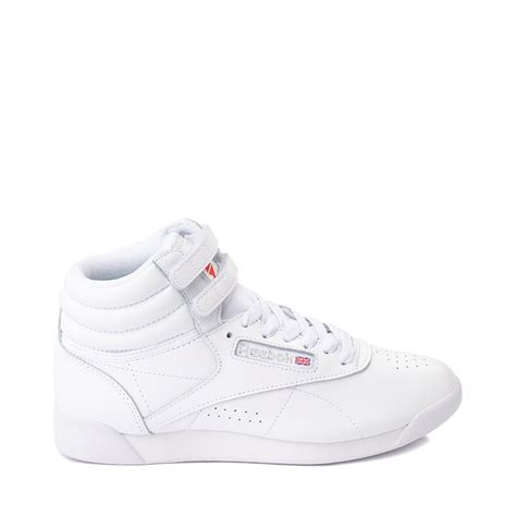 Womens Reebok Freestyle Hi Athletic Shoe - White | Journeys