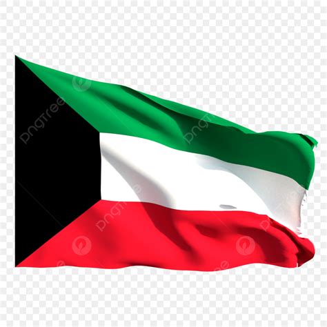 Kuwait Flag Clipart Transparent Png Hd Kuwait Flag Waving Kuwait Flag ...