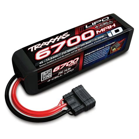 Traxxas 2890X Power Cell 6700mAh 14V RC Car/Truck 4S LiPo Performance ...