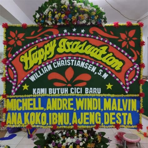 Jual Karangan Bunga Papan Wisuda - Jakarta Barat - Aconite Florist ...