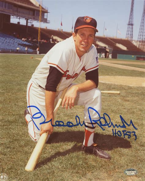 Brooks Robinson Signed Orioles 8x10 Photo Incribed "HOF 83" (Schwartz ...