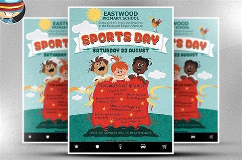 Sports day poster template