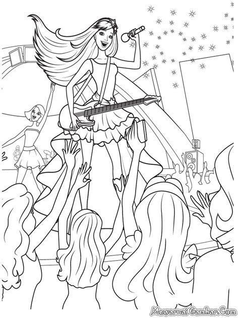 Barbie 12 Dancing Princesses Coloring Pages Coloring Pages