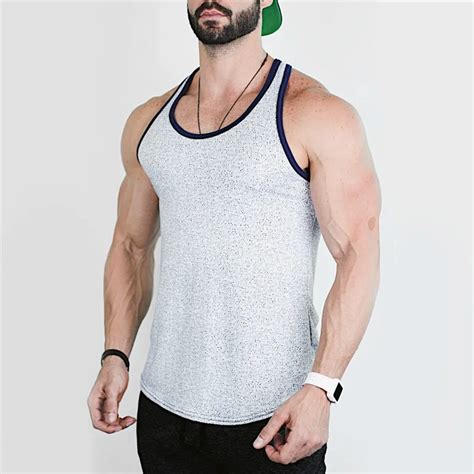 New Mens Sleeveless tank top Summer pure color Cotton Male Tank Tops ...