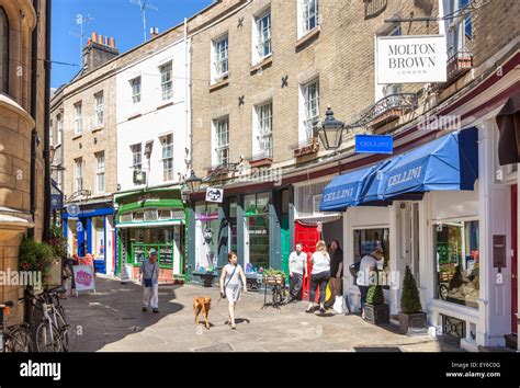 Rose Crescent shopping street in Cambridge City Centre Cambridgeshire England UK GB EU Europe ...