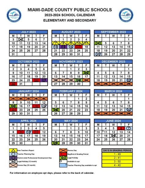 Miami-Dade County Public Schools Calendar 2024