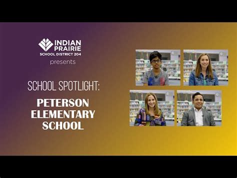 SCHOOL SPOTLIGHT: Peterson Elementary - YouTube