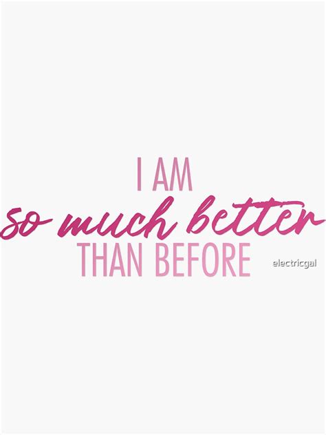 "so much better - legally blonde lyrics" Sticker by electricgal | Redbubble