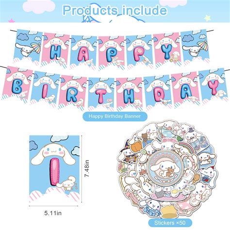 Buy Cinnamoroll Party Decorations,Birthday Party Supplies For Cinnamoroll Party Supplies ...