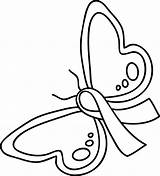 Pink Ribbon Coloring Page …  Pinteres… sketch template