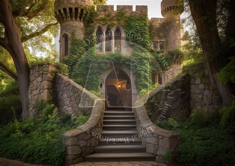 Fantasy Castle Digital Backdrop for Composite Photography Art - Etsy