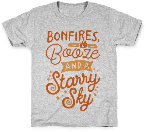 Download HD Bonfires Booze And A Starry Sky Kids T-shirt - Love And A Dog T-shirt: Funny T-shirt ...