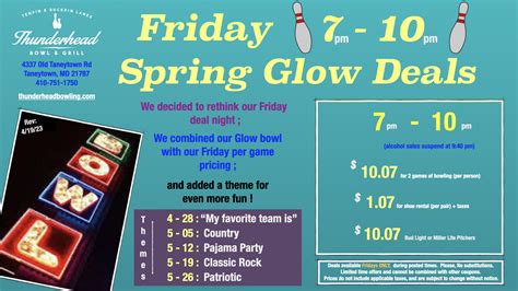 Glow Bowling - Thunderhead Bowl & Grill