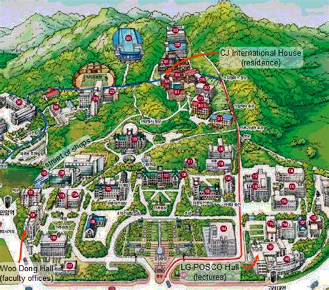 Korea University Campus Maps