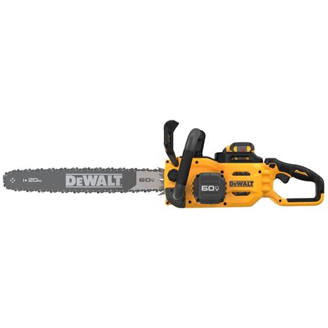 DEWALT 60V MAX FLEXVOLT Lithium-Ion Cordless Brushless 20-inch Chainsaw with 12Ah Battery ...