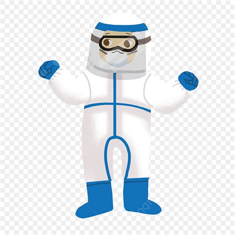 Personal Protective Equipment Clipart Vector, Doctor Wearing Personal Protective Equipment ...