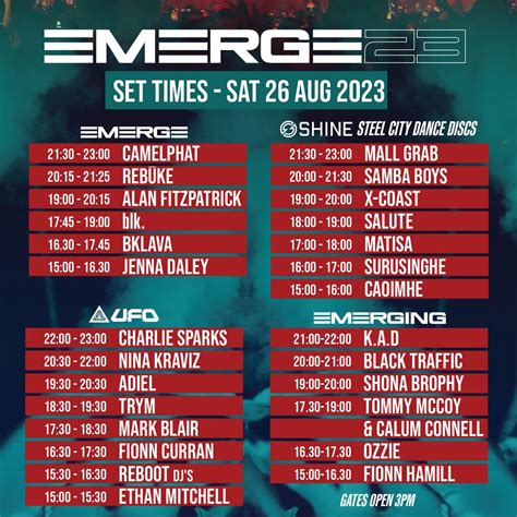 Emerge dance music festival returns to Belfast this weekend – The Irish ...