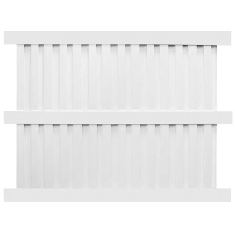 Largo 6 ft. x 8 ft. White Vinyl Privacy Fence Panel Vinyl Fence Panels, Privacy Fence Panels ...