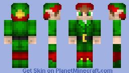 Christmas Elf Minecraft Skin