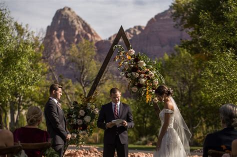 Zion National Park Intimate Wedding