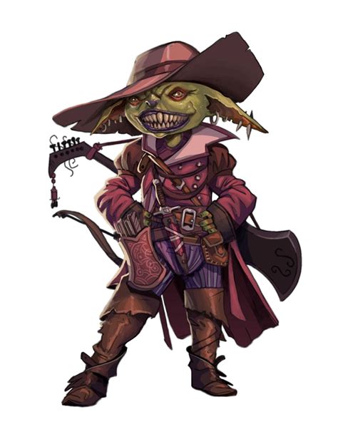 Female Goblin Bard - Pathfinder PFRPG DND D&D 3.5 5E 5th ed d20 fantasy | Dungeons and dragons ...