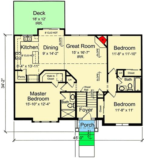 Bi-Level Home Plan - 39197ST | Architectural Designs - House Plans