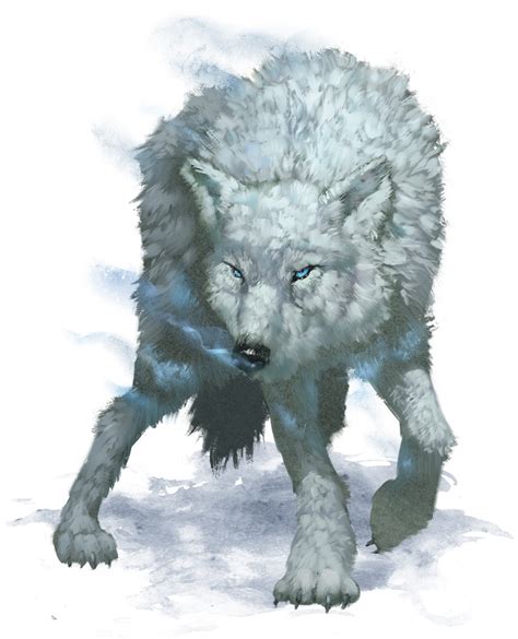 Winter Wolf » Monster Stat Block - DnD 5e