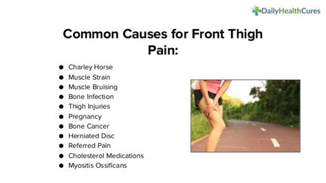 Front Thigh Pain: Common Causes and Treatments