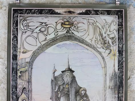 1976 Vintage Lord of the Rings Tolkien Poster sold by Dolly Particular ...