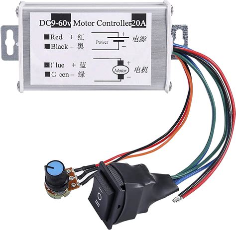 DC Motor Speed Controller,Brush Motor Driver Controls Module DC 9V-60V ...