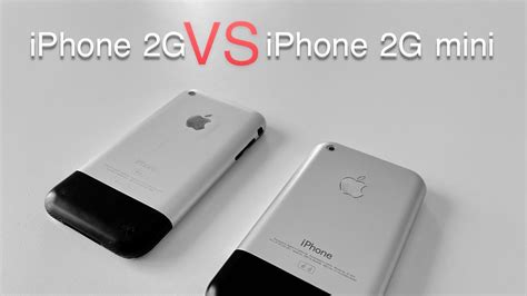 iPhone 2G vs iPhone 2G mini - Quick Comparison in 2023 - YouTube