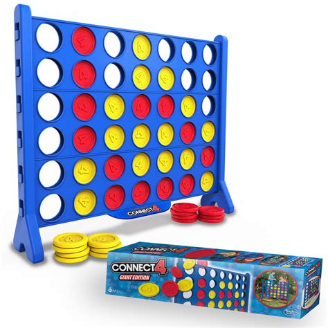 Giant Connect 4: Hasbro's Original Connect4 Game Super-Sized - 46.5 ...