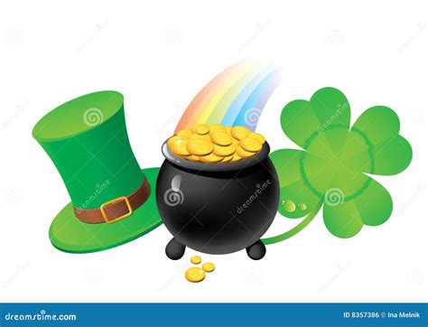 St. Patrick`s Day symbols stock vector. Illustration of celebration ...