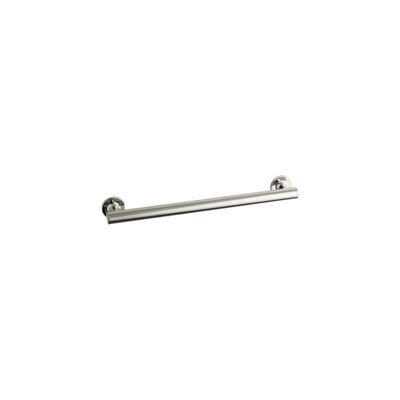 KOHLER Purist 18-in Vibrant Brushed Nickel Wall Mount Grab Bar at Lowes.com