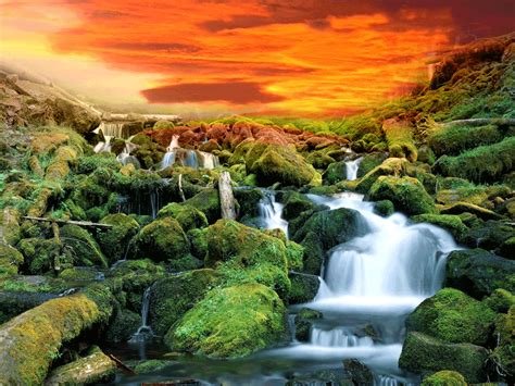 Moving Waterfall Wallpapers - Top Free Moving Waterfall Backgrounds ...